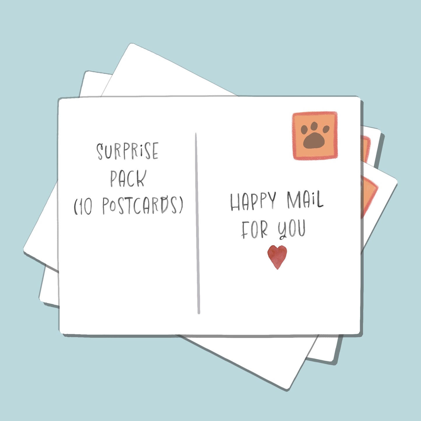 Postcard Surprise Pack 10