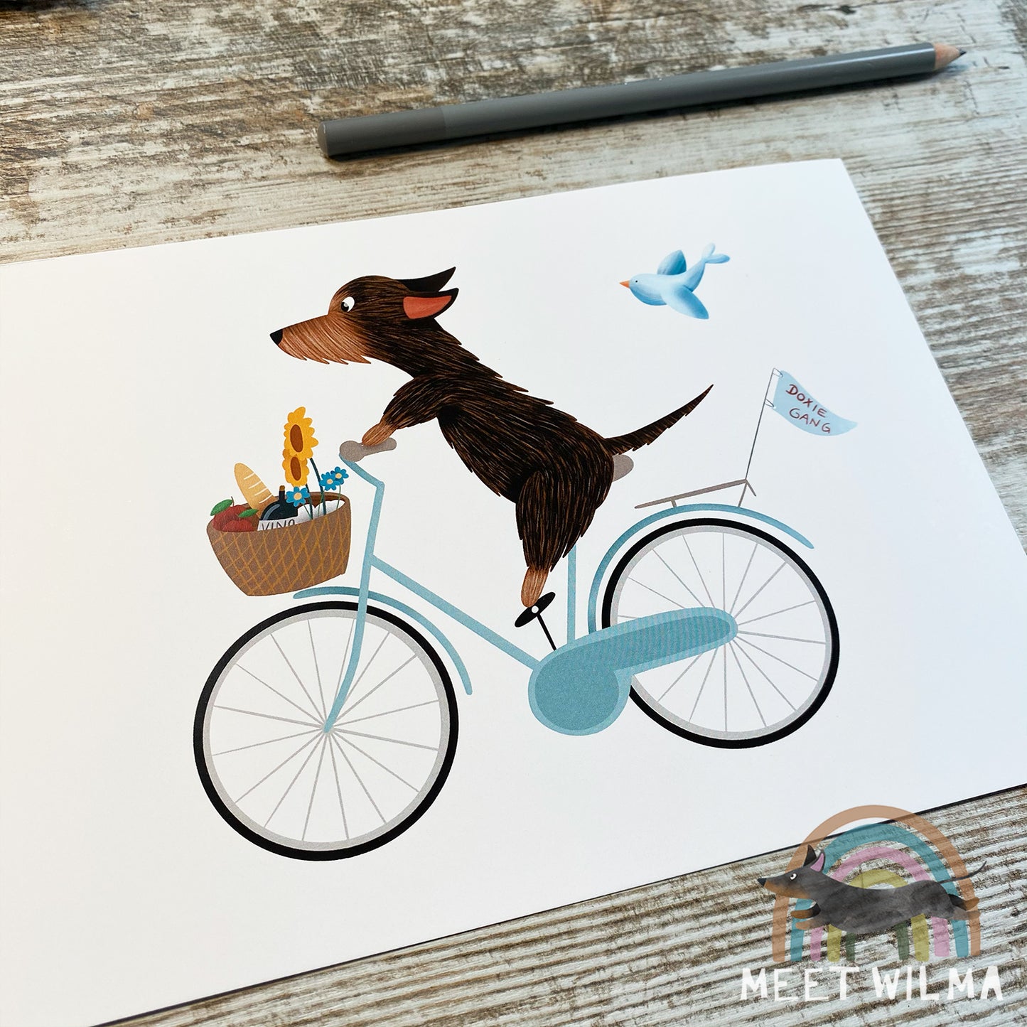 Print "Doxie Gang"