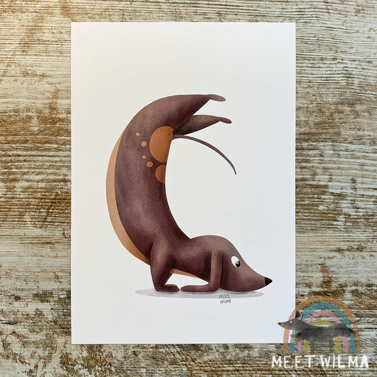 Print "Stand the Sausage"