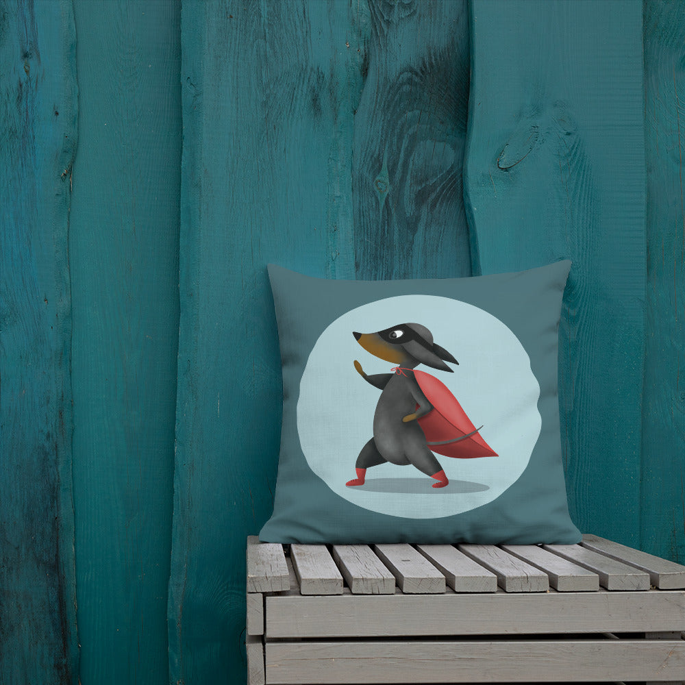 Pillowcase "Superdachshund"