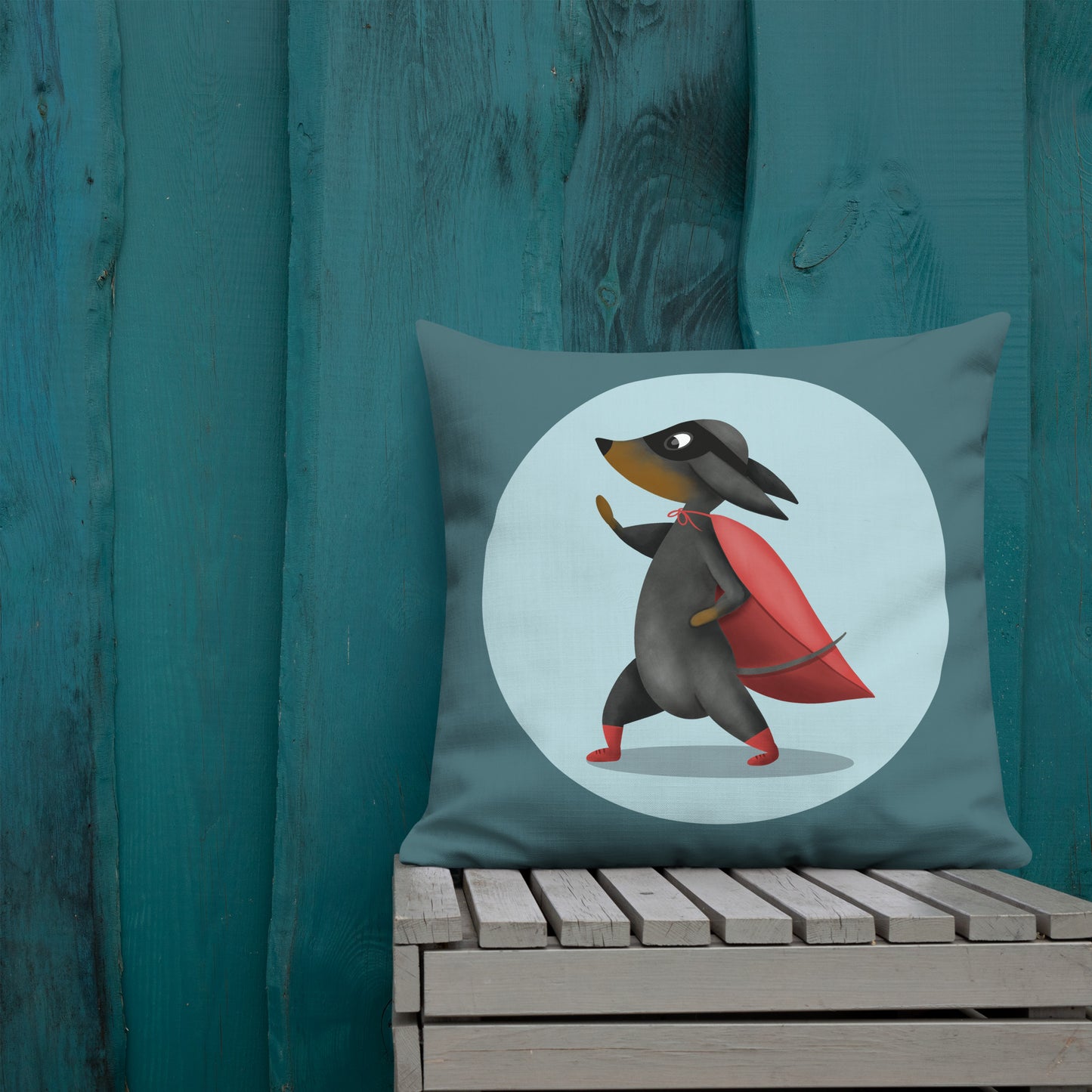 Pillowcase "Superdachshund"