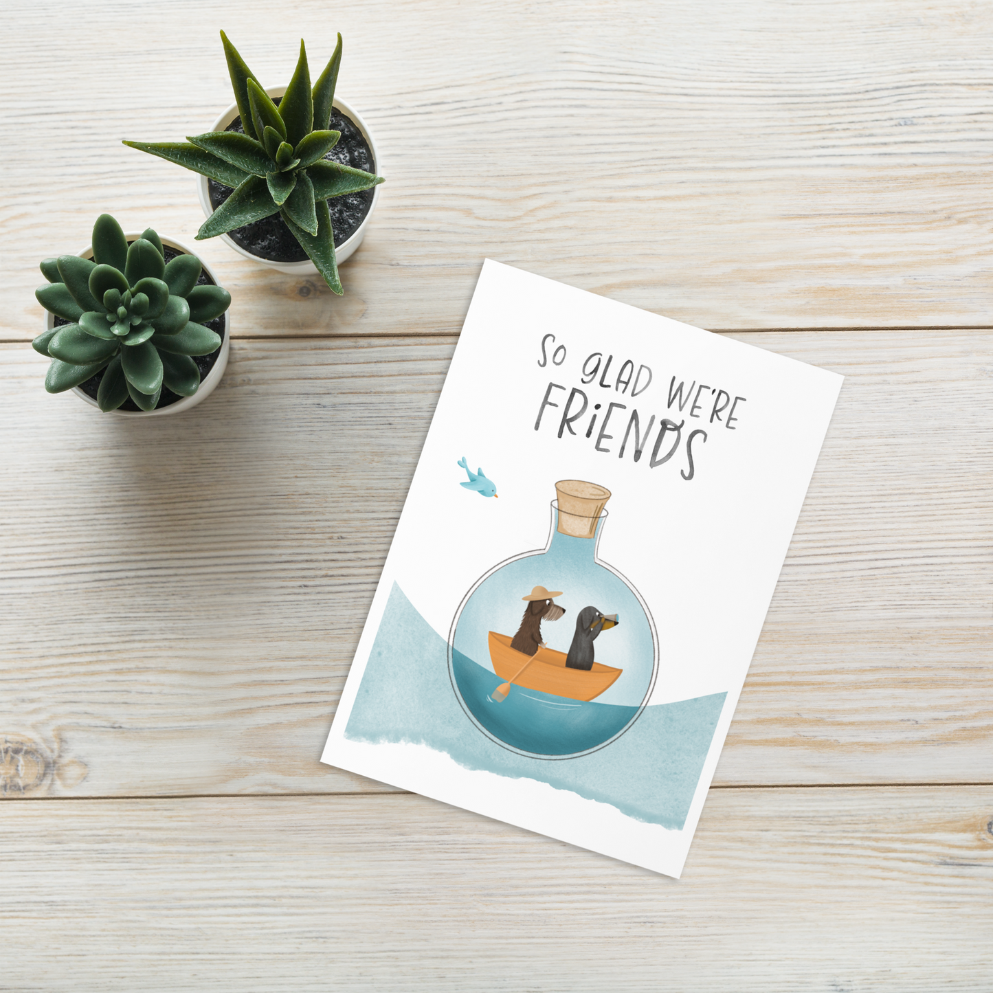 Greeting Card "Friend-Ship"