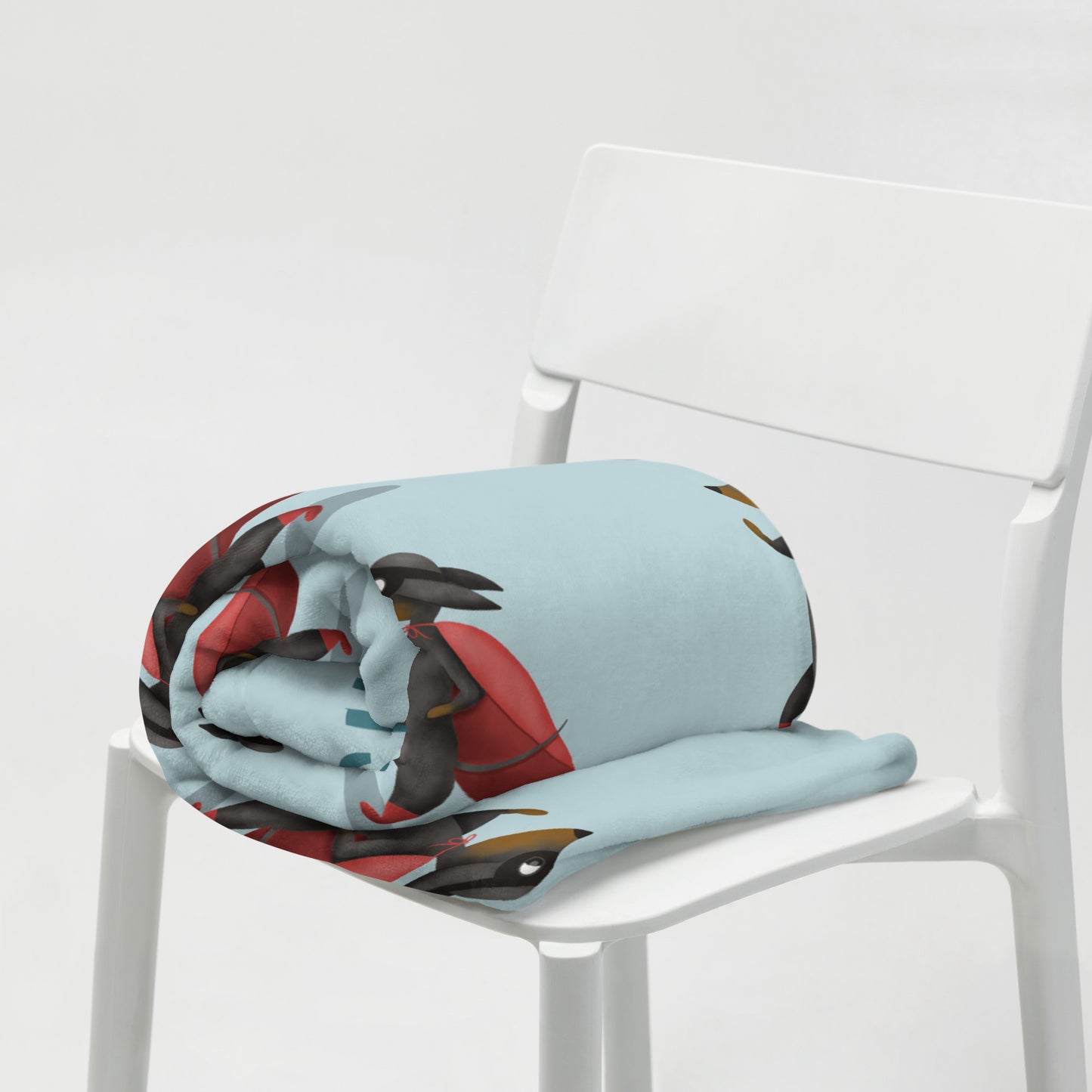 Fleece Blanket "Superdachshund"