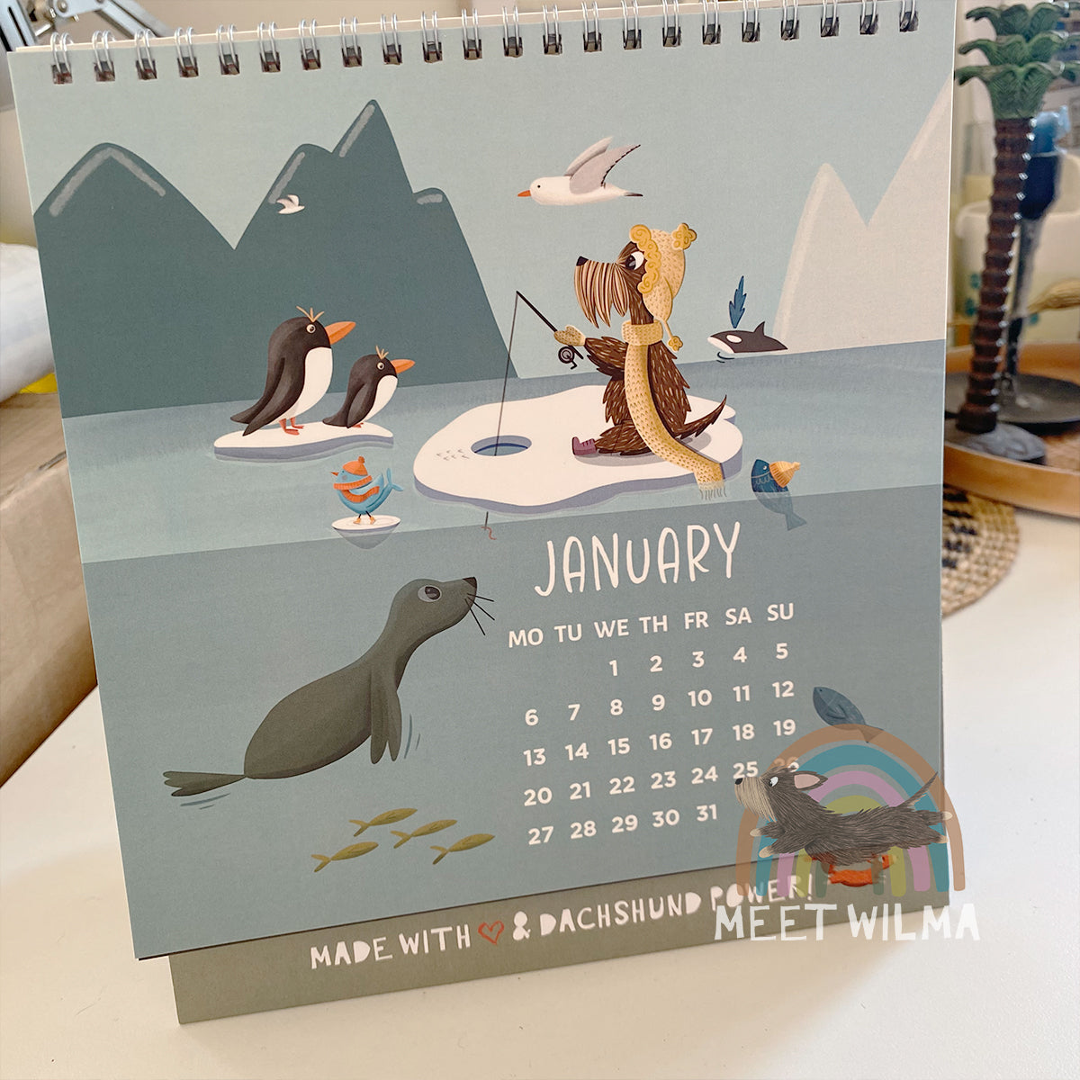 MeetWilma & Friends Desk Calendar 2025