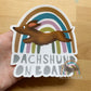 Car Sticker "Dachshund on board"