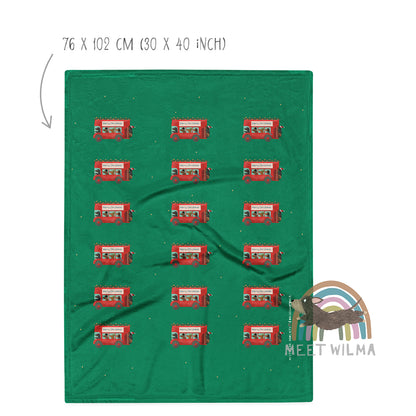 Fleece Blanket "Jolly Bus"