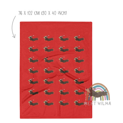 Fleece Blanket "Wire Christmas"