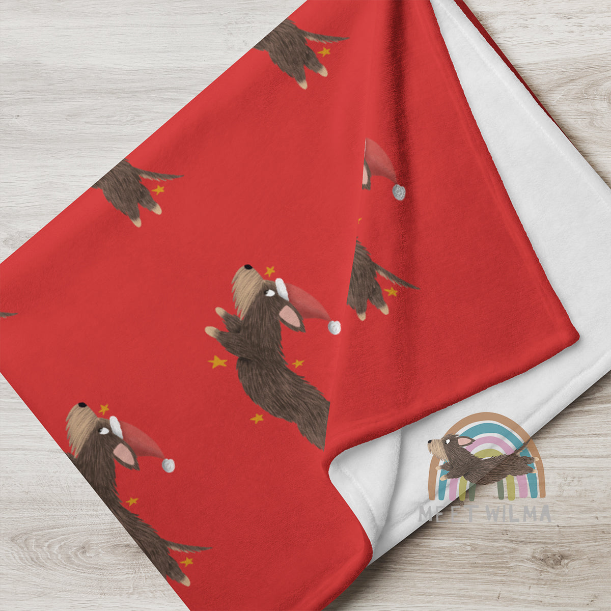 Fleece Blanket "Wire Christmas"