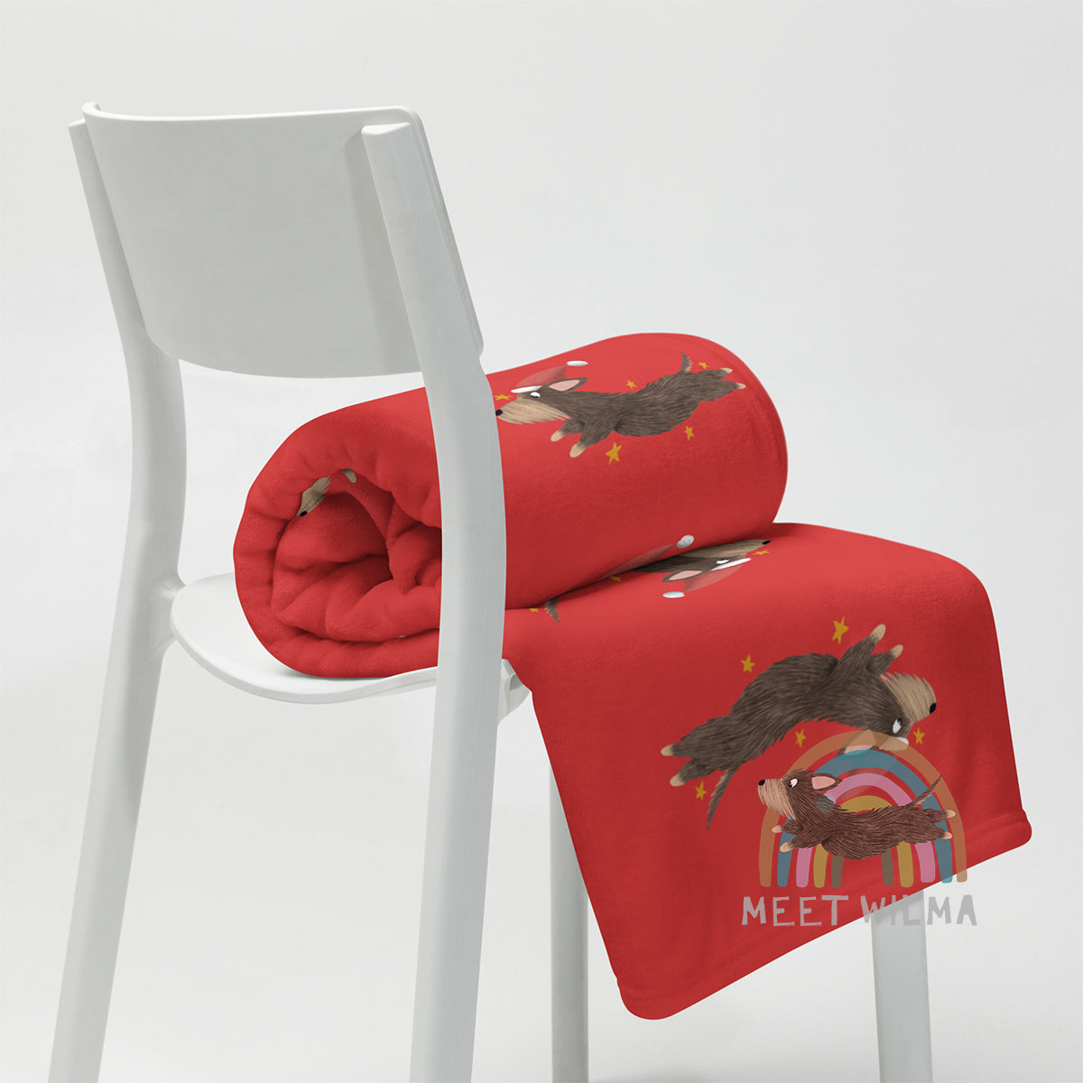 Fleece Blanket "Wire Christmas"