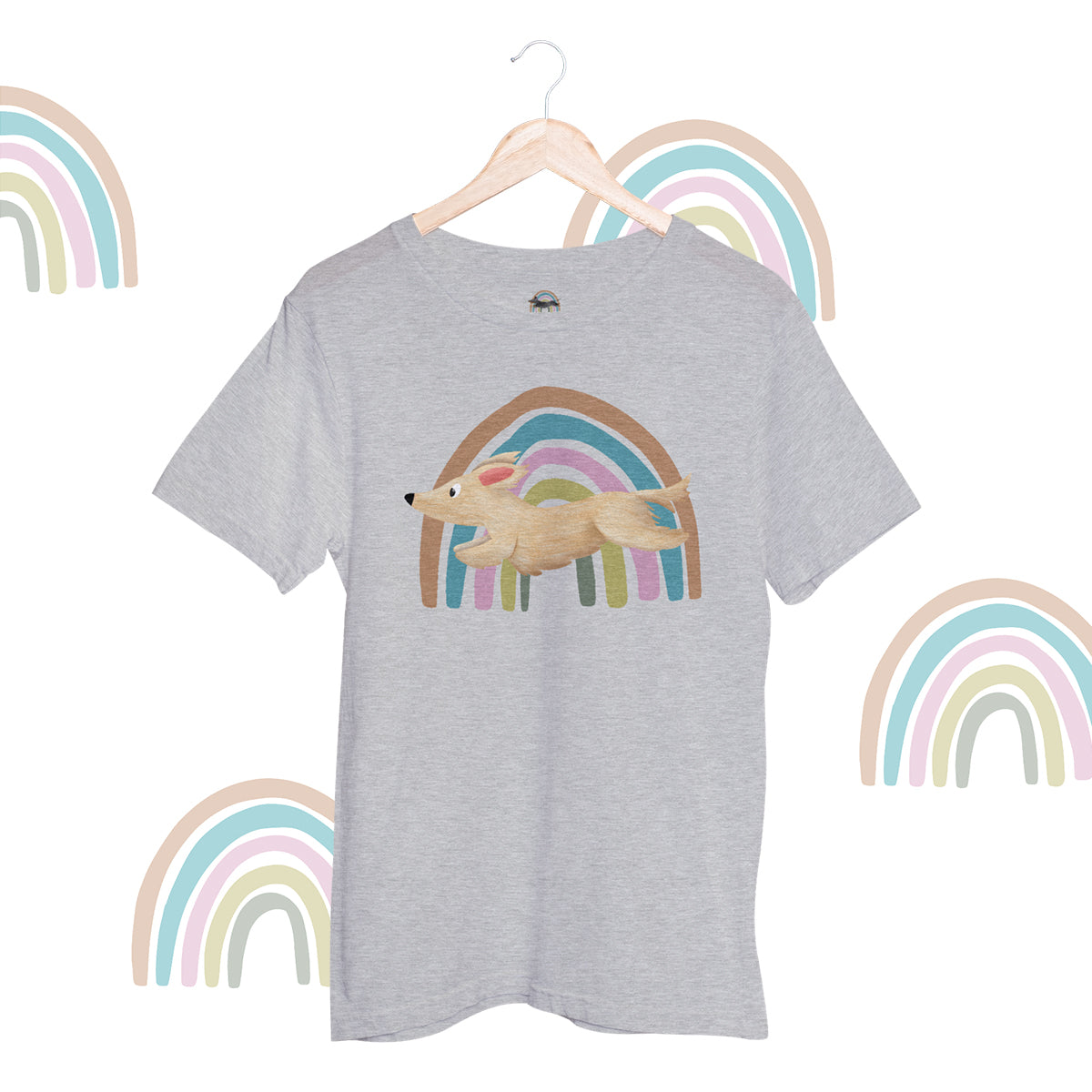 Unisex Shirt "Rainbow" Cream