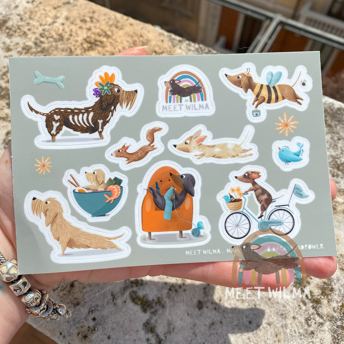 Sticker Sheet "Dog-tivity"