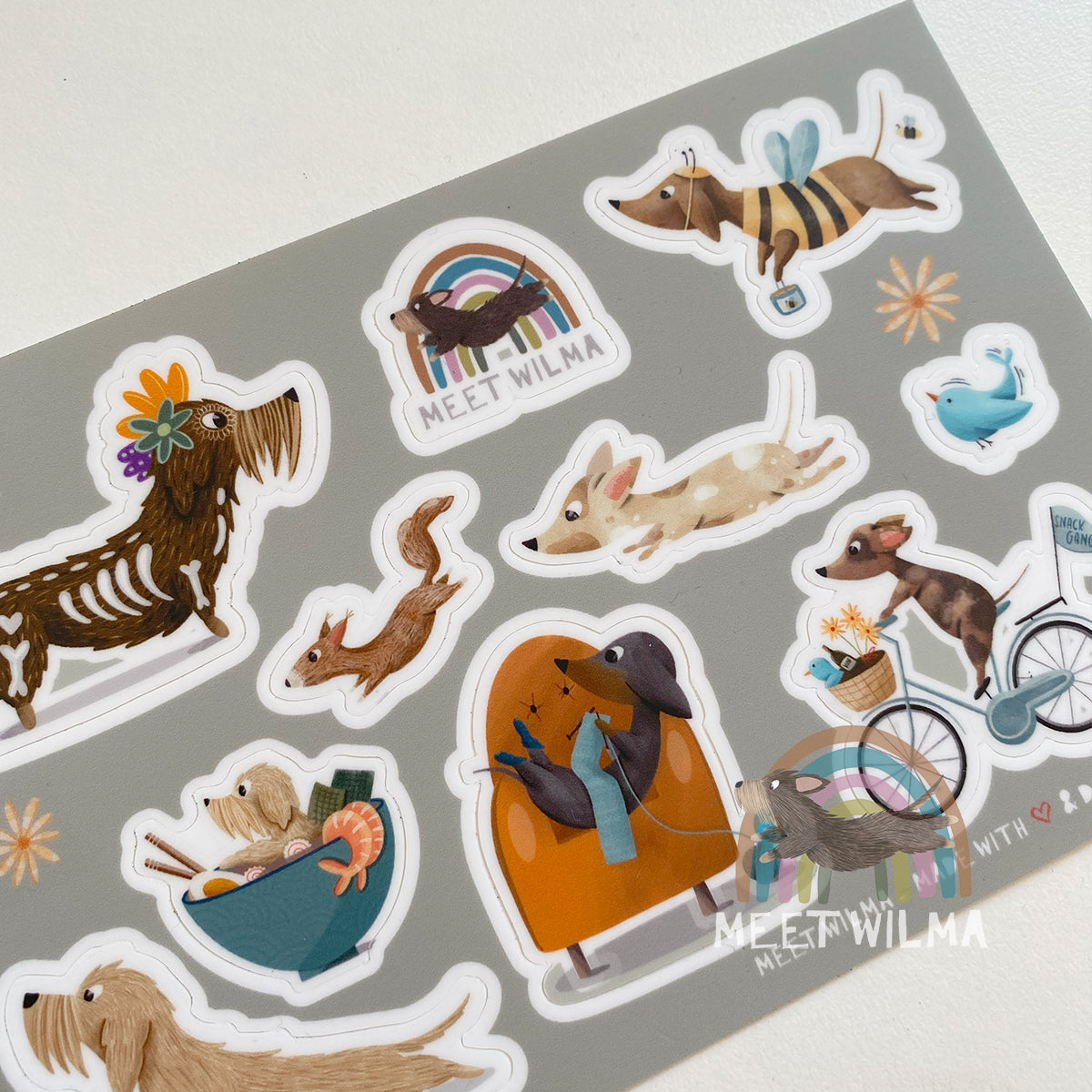 Sticker Sheet "Dog-tivity"