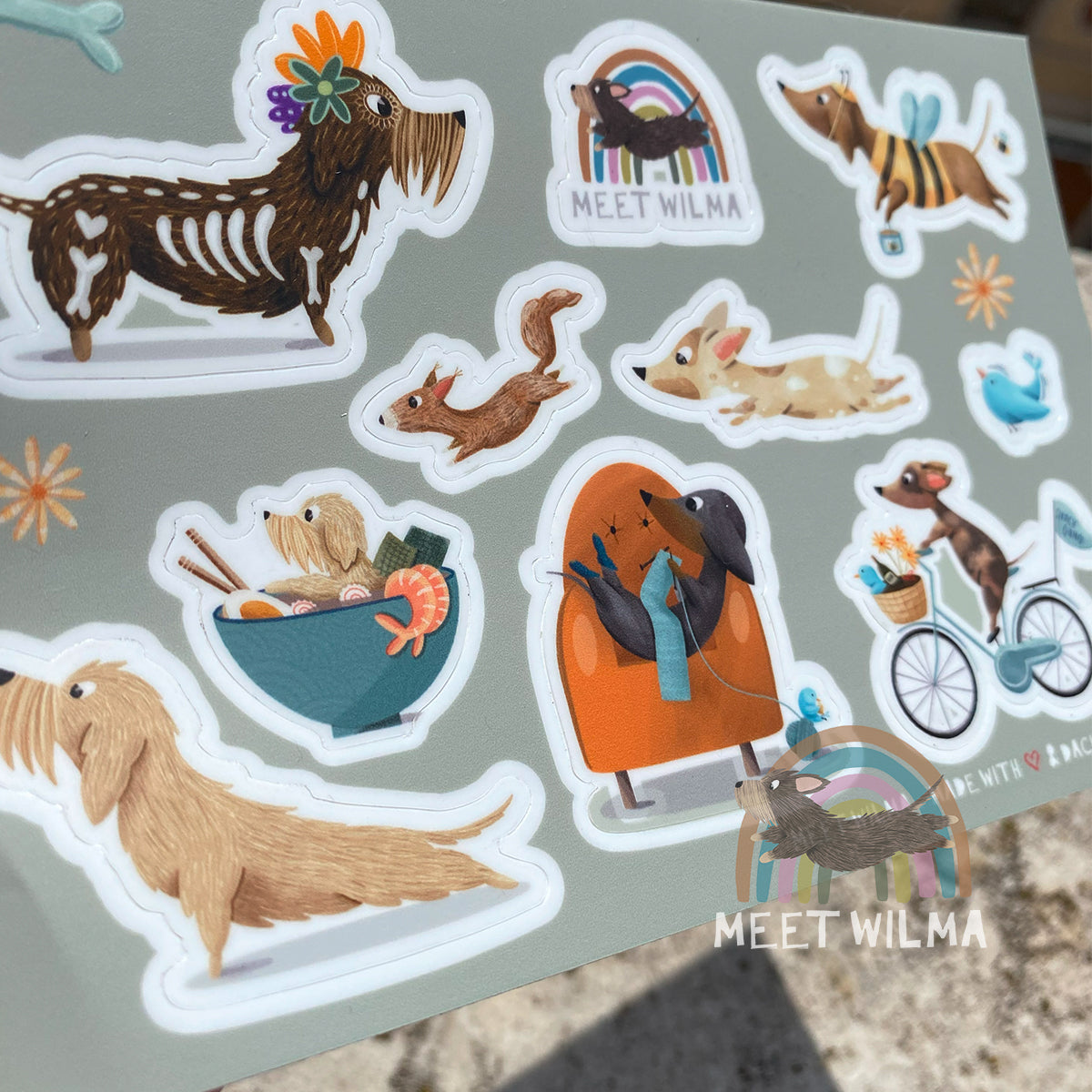 Sticker Sheet "Dog-tivity"