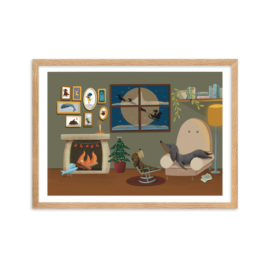 Art Print "Waiting for Christmas""