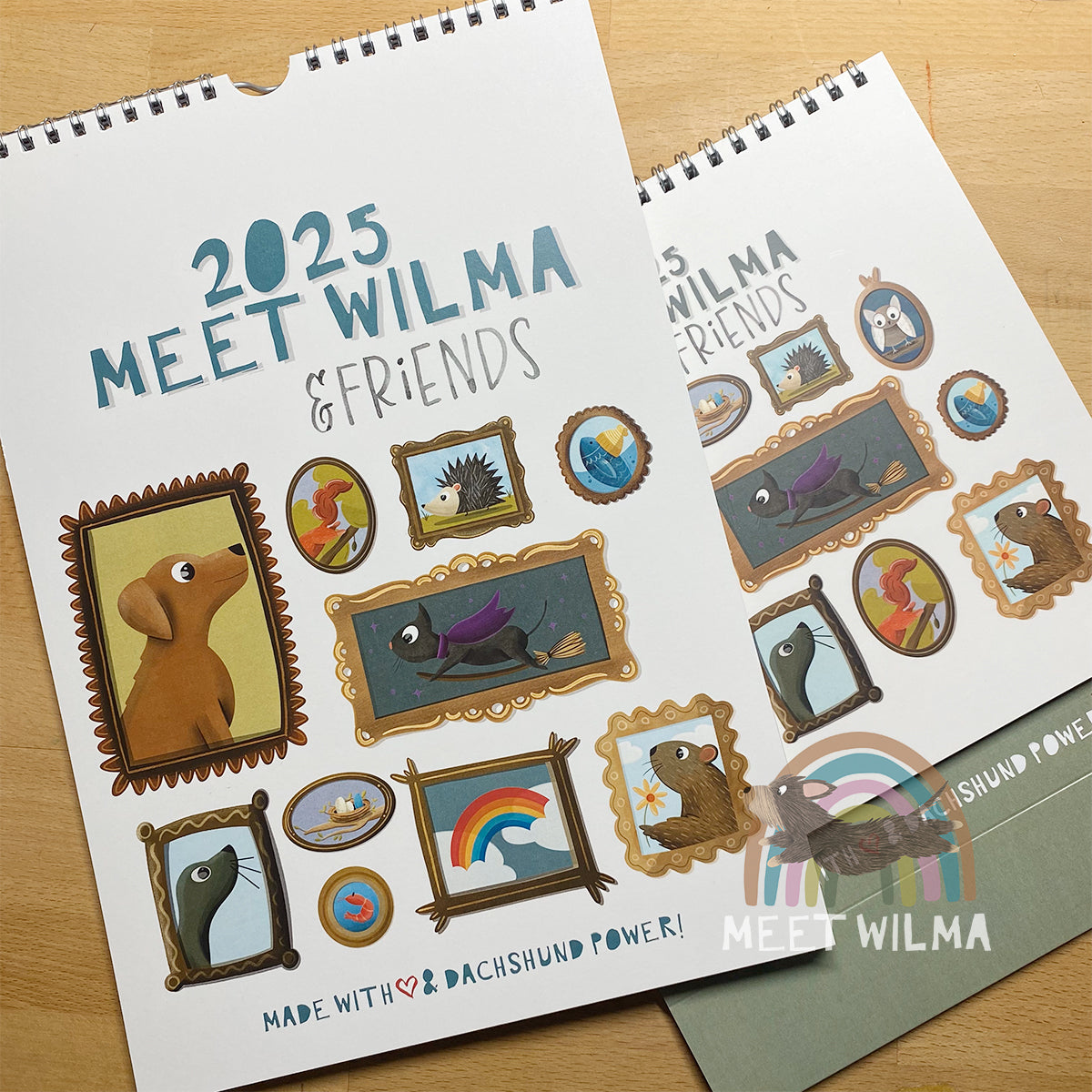 MeetWilma & Friends Wall Calendar 2025