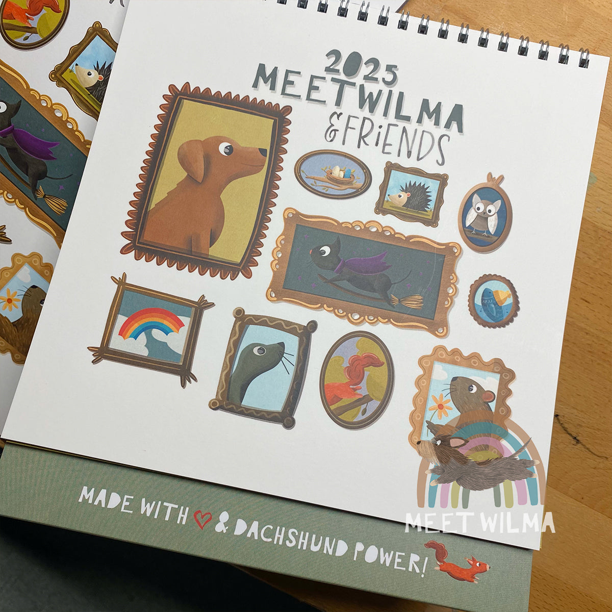 MeetWilma & Friends Desk Calendar 2025