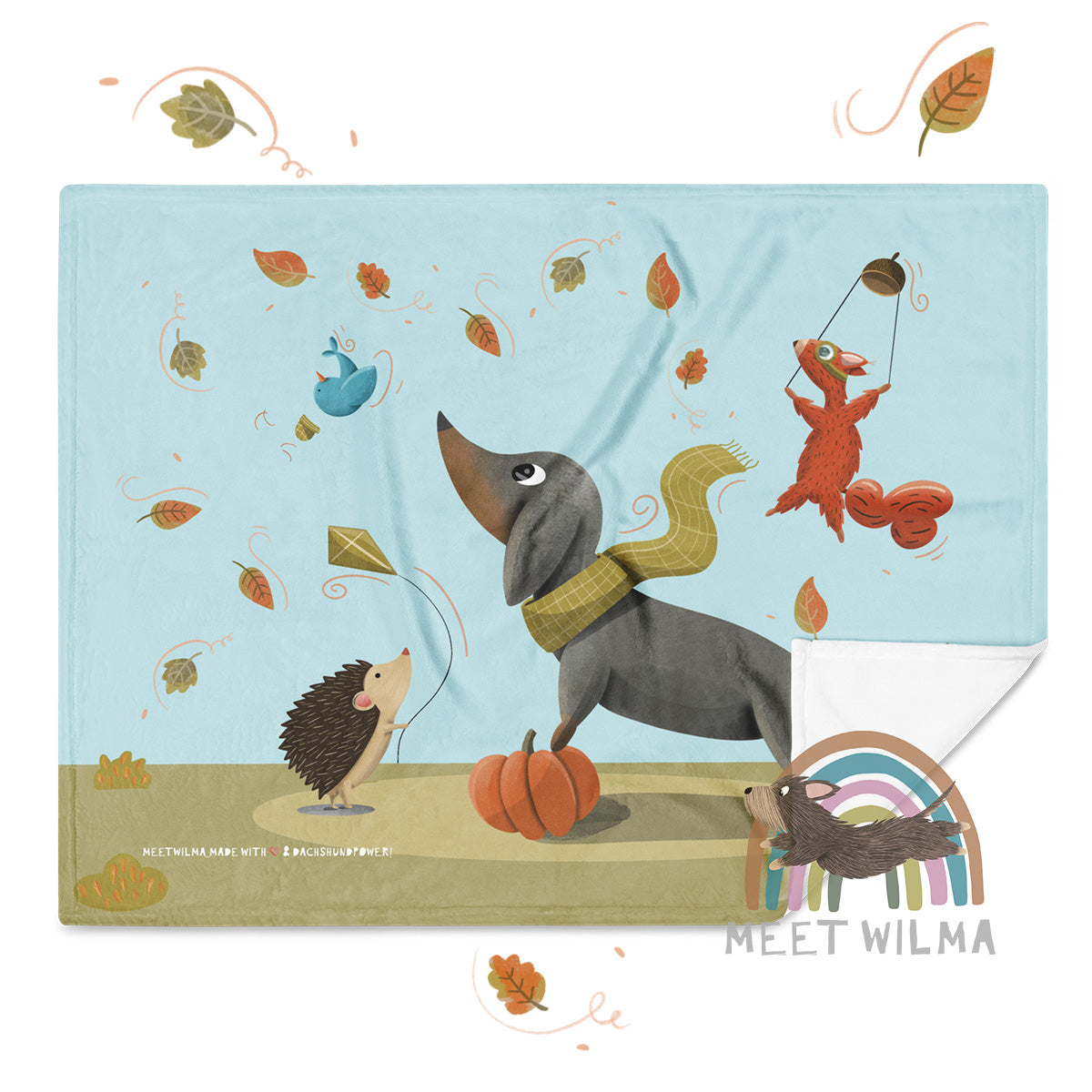 Fleece Blanket "Pumpkin Love"