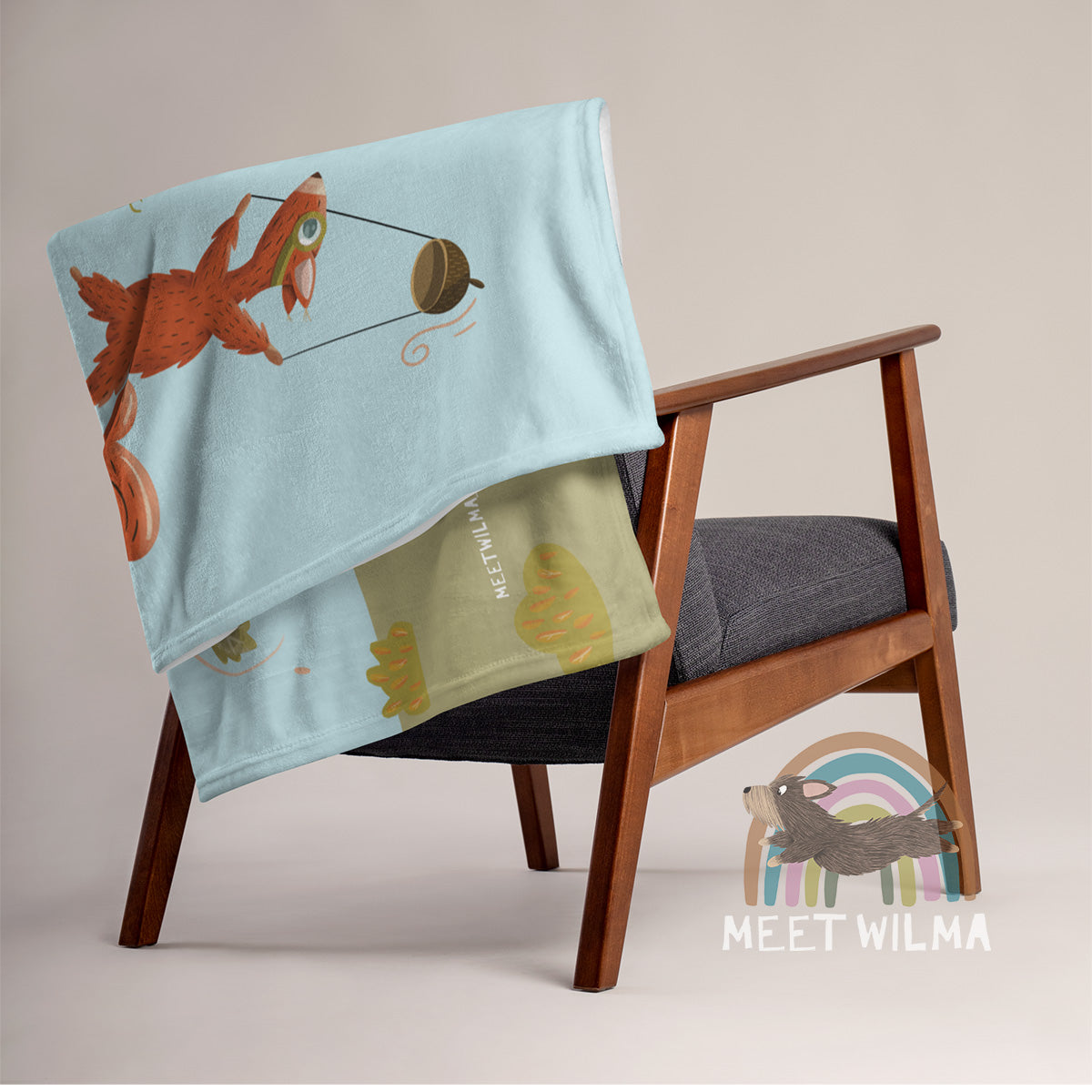 Fleece Blanket "Pumpkin Love"