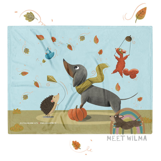 Fleece Blanket "Pumpkin Love"