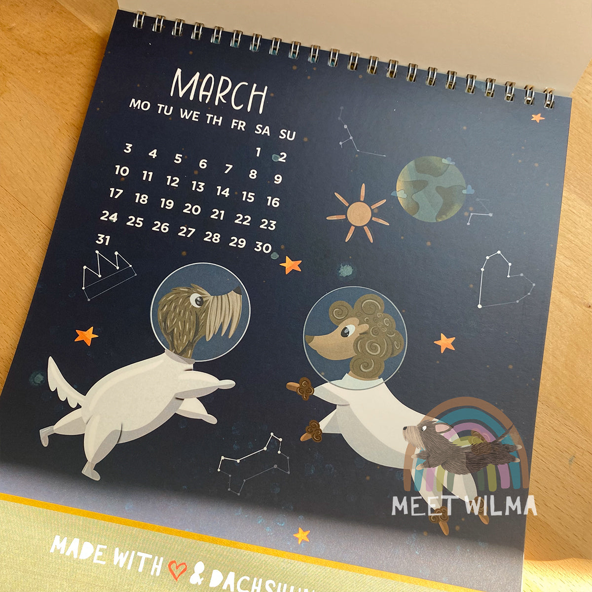 MeetWilma & Friends Desk Calendar 2025