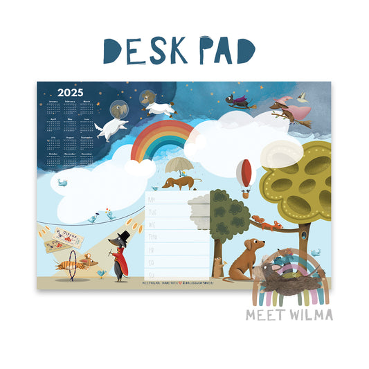 MeetWilma & Friends Desk Pad 2025