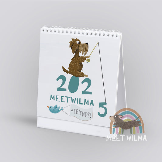 PREORDER - MeetWilma & Friends Wall Desk Calendar 2025