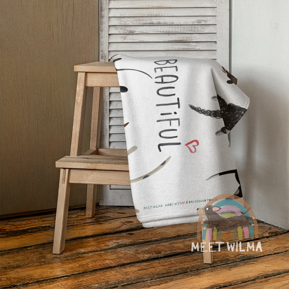 Towel "All Bums Are Beautiful"