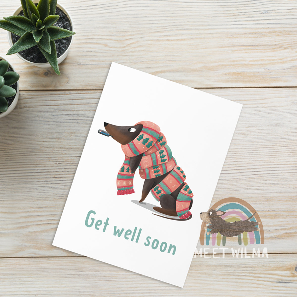 Greeting Card "Get Well Soon"