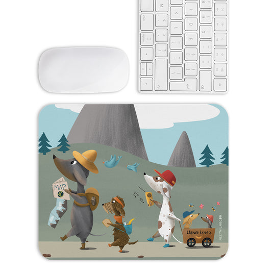 Mouse Pad "Hiking Friends"