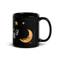 Black Mug "Moon & Stars"