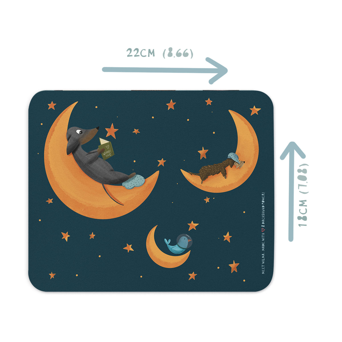 Mouse Pad "Moon Stars"