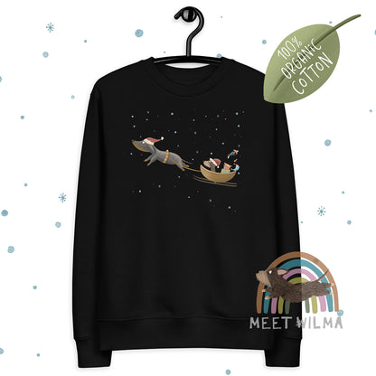 Unisex Eco Sweatshirt "Christmas Express"