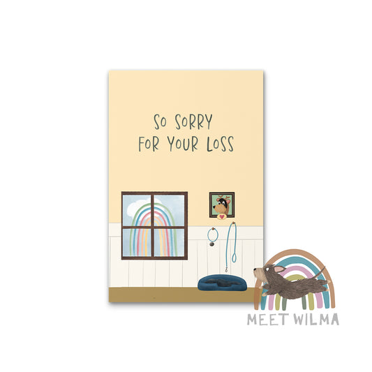 Greeting Card Card "So Sorry For Your Loss"