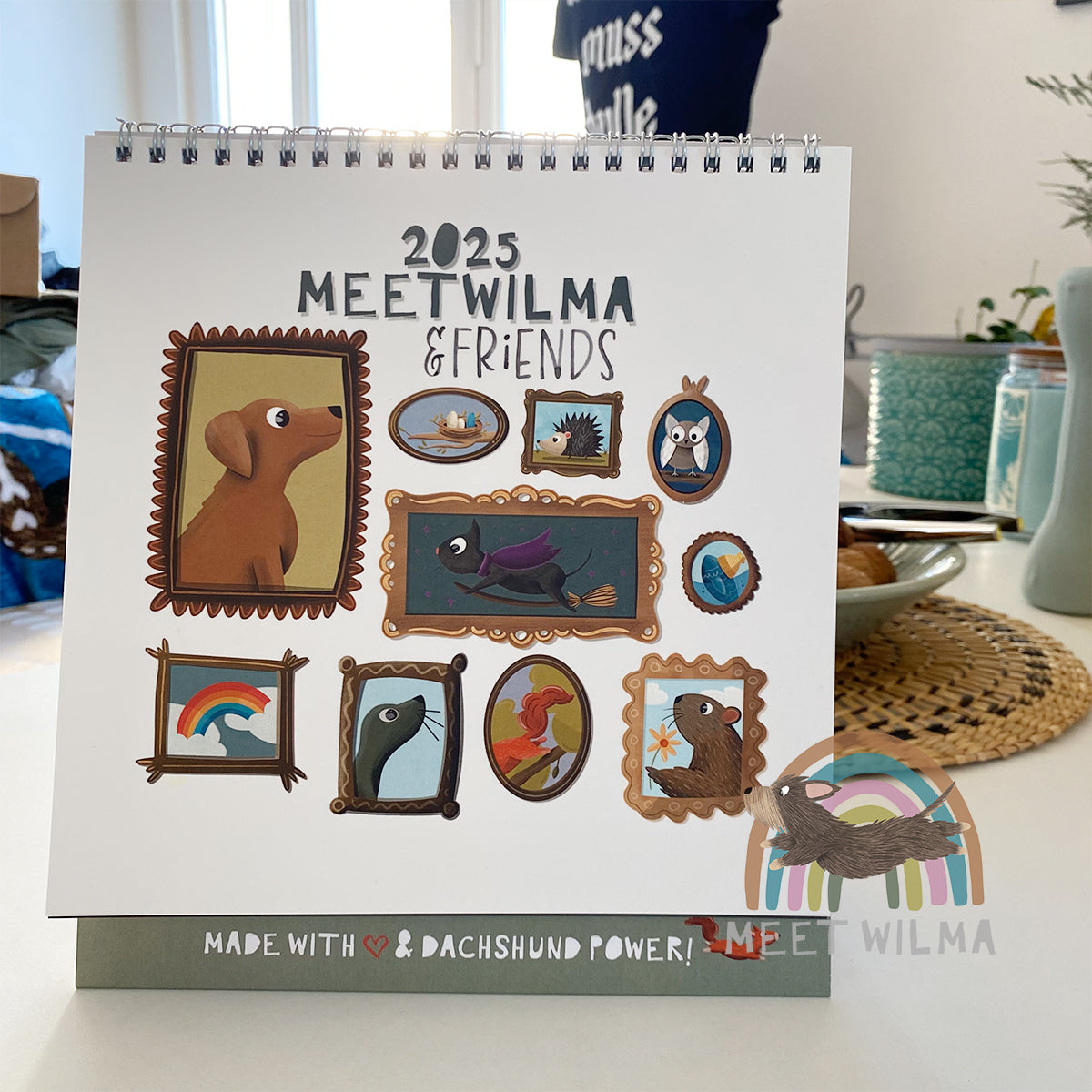 MeetWilma & Friends Desk Calendar 2025