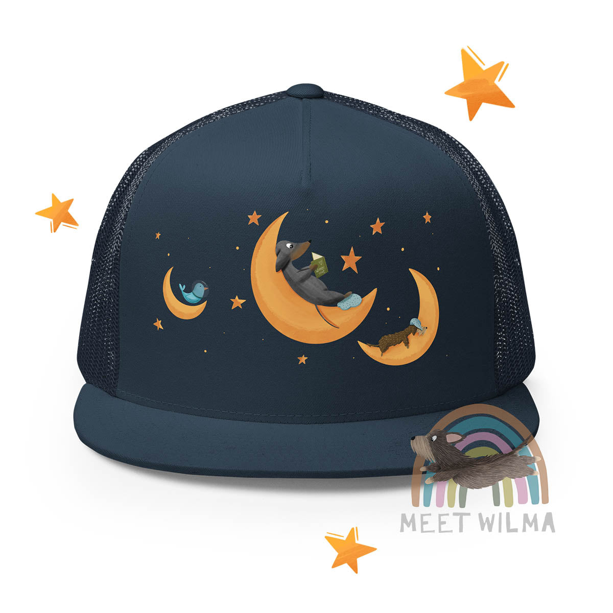 Trucker Cap "Stars & Moon"