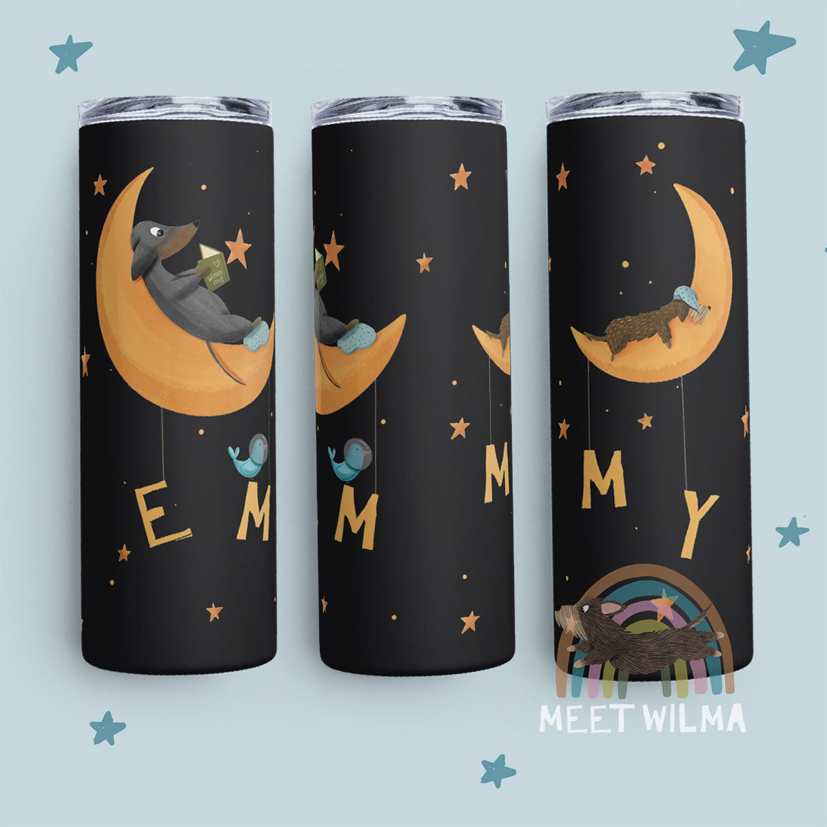 Tumbler "Moon & Stars"