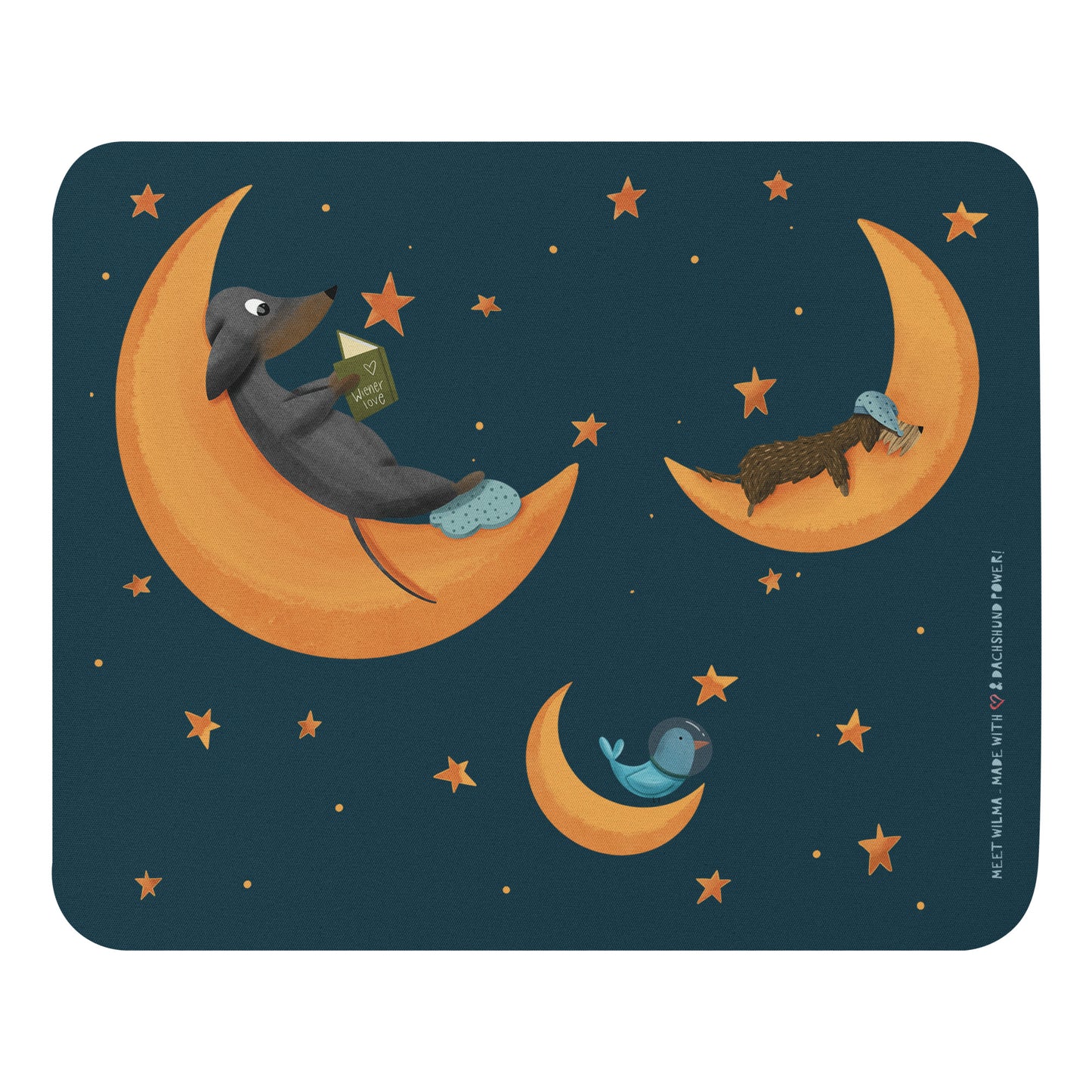 Mouse Pad "Moon Stars"