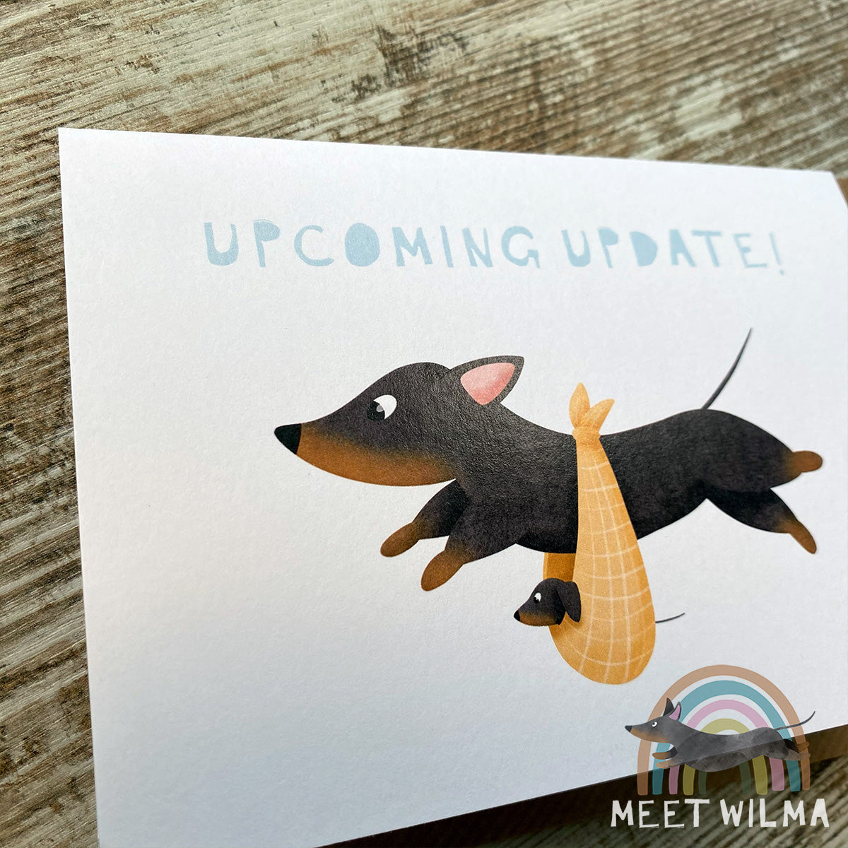 Greeting Card "Puppy News"