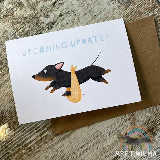 Greeting Card "Puppy News"