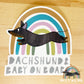 Car Sticker "Dachshund & Baby On Board"