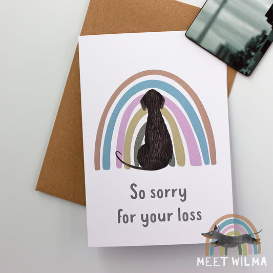 Greeting Card Card "So sorry for your loss"