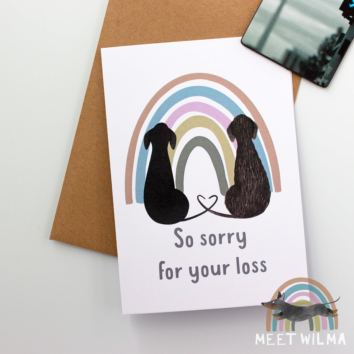 Greeting Card Card "So sorry for your loss"