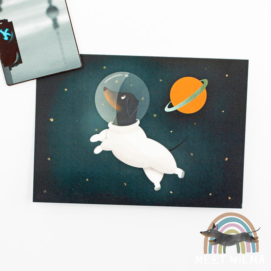 Postcard "Dachstronaut"