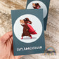 Postcard "Superdachshund"