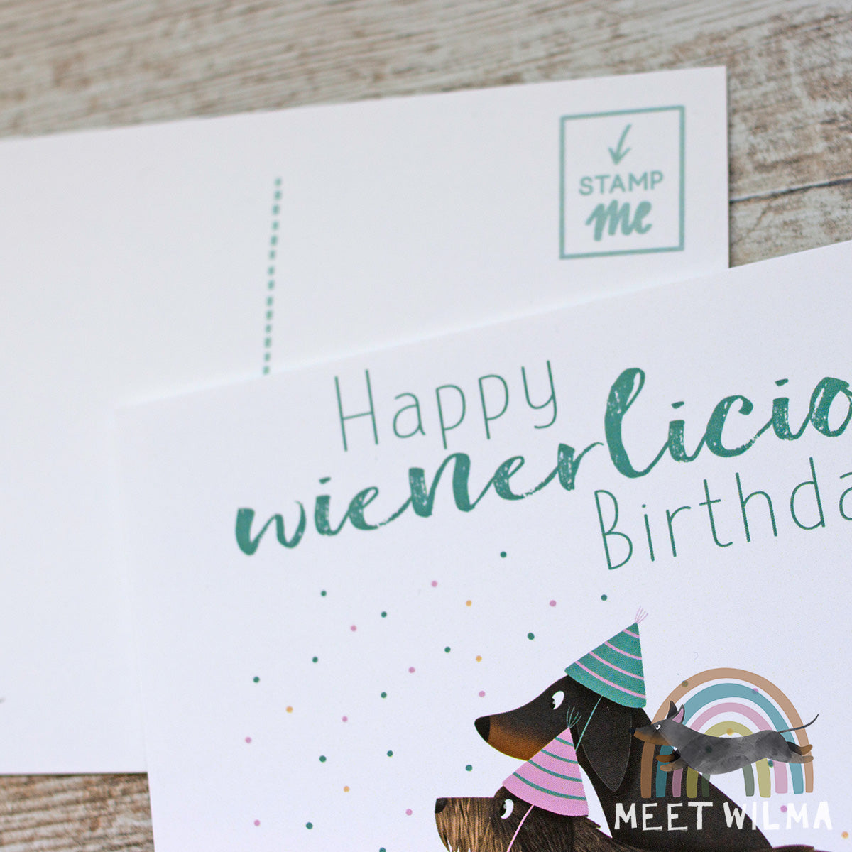 Postcard "Wienerlicious Birthday"