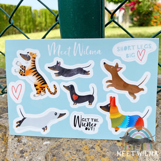 Sticker Sheet "Meet Wilma"