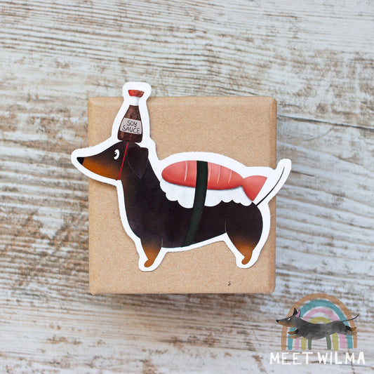 Sticker Set "Sushi-Sausage"