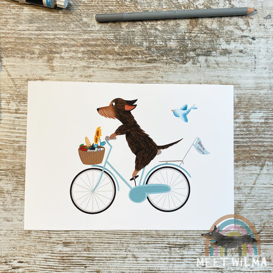 Print "Doxie Gang"